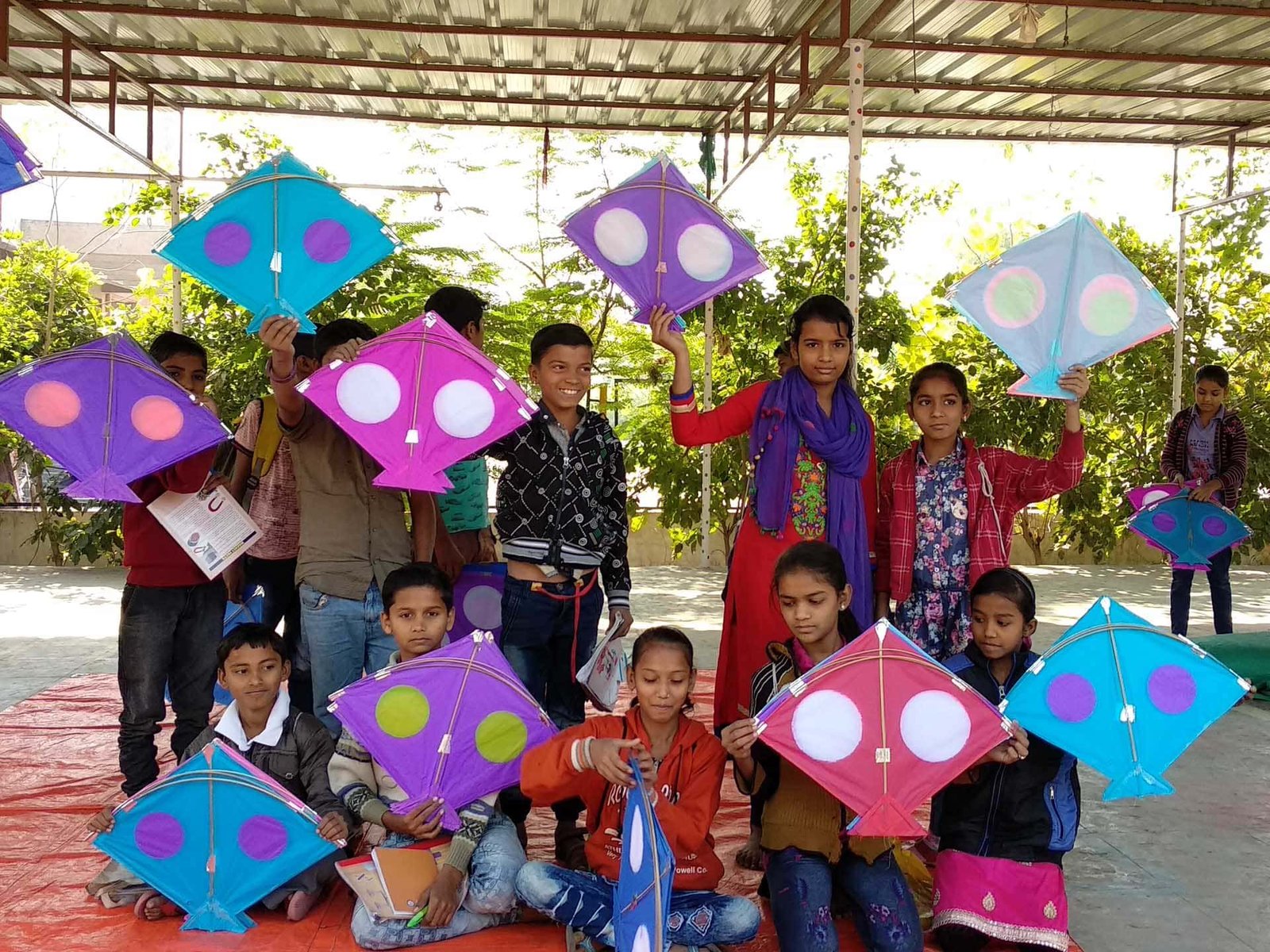 Kites Distribution And Kite Flying Day